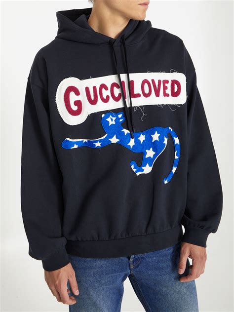 felpa gucci loved|Gucci pre owned clothing.